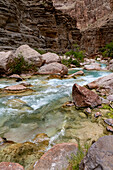 USA, Arizona. Havasu Creek, Havasu Creek Canyon, Grand Canyon National Park.