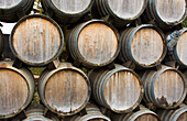 Barrels of wine, Kunde Winery, Sonoma Valley, California