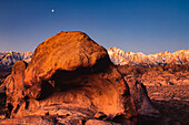 Alabama Hills National Recreation Area, Mt. Whitney, Sierra Nevada Mountain Range, Kalifornien