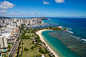 Ala Moana Beach Park, Honolulu, Oahu, Hawaii