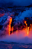 Lava-Bootstour, Vulkan Kilauea, Hawaii Volcanoes National Park, Hawaii