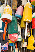 USA, Maine, Cape Neddick, lobster buoys