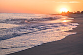 Sonnenuntergang, Madaket Beach, Nantucket, Massachusetts, USA