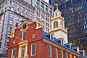 The Old State House on the Freedom Trail, Boston, Massachusetts, USA