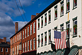 USA, Massachusetts, Newburyport, Middle Street buildings
