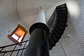 Minnesota, Lake Superior North Shore. Split Rock Lighthouse stairway, bulit 1910