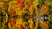 USA, New Hampshire, White Mountains, Reflektionen auf dem Russell Pond