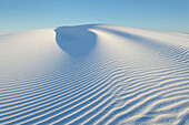 Wellenmuster in Gipssanddünen, White Sands National Monument, New Mexico