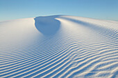 Ripple patterns in gypsum sand dunes, White Sands National Monument, New Mexico