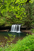Oberer Butte Creek Wasserfall, Cascade Range, Oregon