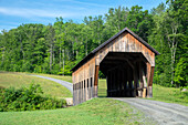 Überdachte Brücke, Killington, Vermont, USA
