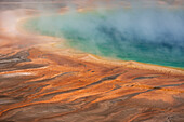 USA, Wyoming, Yellowstone National Park. Grand Prismatic Spring scenic