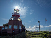 The Cape Horn lighthouse at Cape Horn, Cabo de Hornos National Park, Hornos Island, Chile, South America