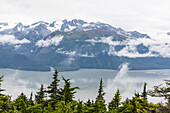 Rundflug von Haines über die Fairweather Range im Glacier Bay National Park, Südost-Alaska, Vereinigte Staaten von Amerika, Nordamerika