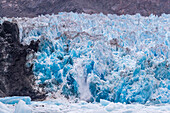 Ice calving from the South Sawyer Glacier in Tracy Arm-Fords Terror Wilderness, Southeast Alaska, United States of America, North America