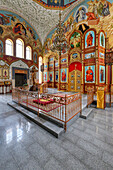 Russisch-orthodoxe Kathedrale der Heiligen Auferstehung, Ikonostase, Bischkek, Kirgisistan, Zentralasien, Asien