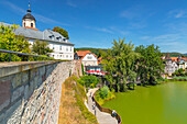 Schloss Schnepfenburg am Burgsee, Bad Salzungen, Thüringer Wald, Thüringen, Deutschland, Europa