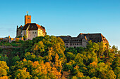 Wartburg Castle near Eisenach, Thuringian Forest, Thuringia, Germany, Europe