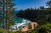 View over Anson Bay, Norfolk Island, Australia, Pacific