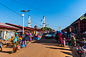 Markt in Dalaba, Futa Djallon, Guinea Conakry, Westafrika, Afrika