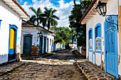 Colonial buildings, Paraty, UNESCO World Heritage Site, Brazil, South America