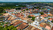 Luftaufnahme von Sao Cristovao, Sergipe, Brasilien, Südamerika