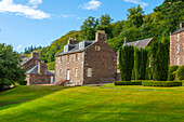 Robert Owens Haus, New Lanark, UNESCO-Welterbestätte, Lanarkshire, Schottland, Vereinigtes Königreich, Europa
