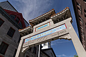 Chinatown Gate in Montreal, Québec, Kanada, Nordamerika