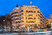 Antoni Gaudi, La Pedrera (Casa Mila), UNESCO-Welterbe, Barcelona, Katalonien, Spanien, Europa