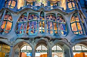 Antoni Gaudi, Casa Batlo, UNESCO World Heritage Site, Barcelona, Catalonia, Spain, Europe