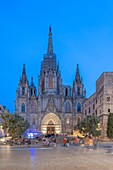 The Cathedral (Catedral de la Santa Creu i Santa Eulalia), Barcelona, Catalonia, Spain, Europe
