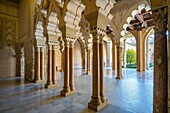 Aljaferia, UNESCO-Welterbestätte, Zaragoza, Aragonien, Spanien, Europa