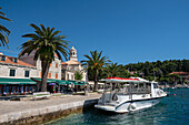 Passagierfähre in Cavtat an der Adria, Cavtat, Dubrovnik Riviera, Kroatien, Europa