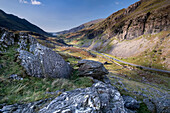 Der Llanberis-Pass, Snowdonia-Nationalpark, Nordwales, Vereinigtes Königreich, Europa