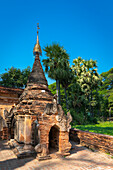 Yadana Hsemee Pagoda complex, Inwa (Ava), Myanmar (Burma), Asia