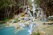 Kuang Si-Wasserfälle, Luang Prabang, Laos, Indochina, Südostasien, Asien