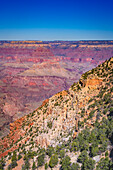Scenic view of Grand Canyon from South Kaibab Trail, Grand Canyon National Park, UNESCO World Heritage Site, Arizona, United States of America, North America
