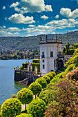 The gardens of Palazzo Borromeo, Isola Bella, Borromean Islands, Lake Maggiore, Stresa, Piedmont, Italian Lakes, Italy, Europe