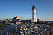 Scituate Leuchtturm, Scituate, Massachusetts, Neuengland, Vereinigte Staaten von Amerika, Nordamerika