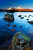 Loch Nah Achlaise, Rannoch Moor, Highlands, Schottland, Vereinigtes Königreich, Europa
