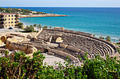 Römisches Amphitheater, Tarragona, Katalonien, Spanien, Europa