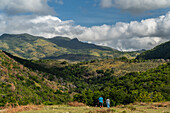 Checking out the estate on a farm near Trinidad, Cuba, West Indies, Caribbean, Central America