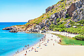 Preveli Strand, Rethymno, Kreta, Griechische Inseln, Griechenland, Europa