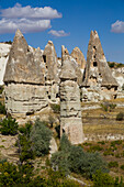 Cave Houses, Pigeon Valley, Goreme, Cappadocia Region, Nevsehir Province, Anatolia, Turkey, Asia Minor, Asia
