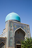 Tilla-Kari Mosque, completed 1660, Registan Square, UNESCO World Heritage Site, Samarkand, Uzbekistan, Central Asia, Asia