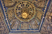 Decke, Innenraum, Pakhlavon Mahmud-Mausoleum, Ichon Qala (Itchan Kala), UNESCO-Welterbe, Chiwa, Usbekistan, Zentralasien, Asien