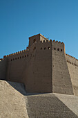 Festungsmauer, Ichon Qala (Itchan Kala), UNESCO-Welterbestätte, Chiwa, Usbekistan, Zentralasien, Asien