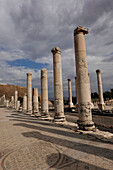 Die Ruinen der antiken römischen und byzantinischen Stadt Bet She'an, Bet She'an National Park, Israel, Naher Osten