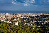 Beirut seen from the Chouf Alley, Beirut, Lebanon, Middle East