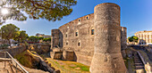 Blick auf das Castello Ursino, Catania, Sizilien, Italien, Mittelmeer, Europa